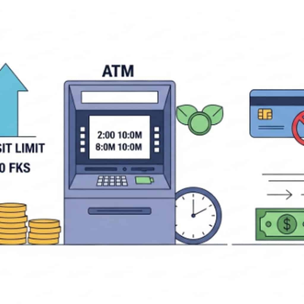 ATM 입금 한도와 수수료 및 영업시간 완벽 정리