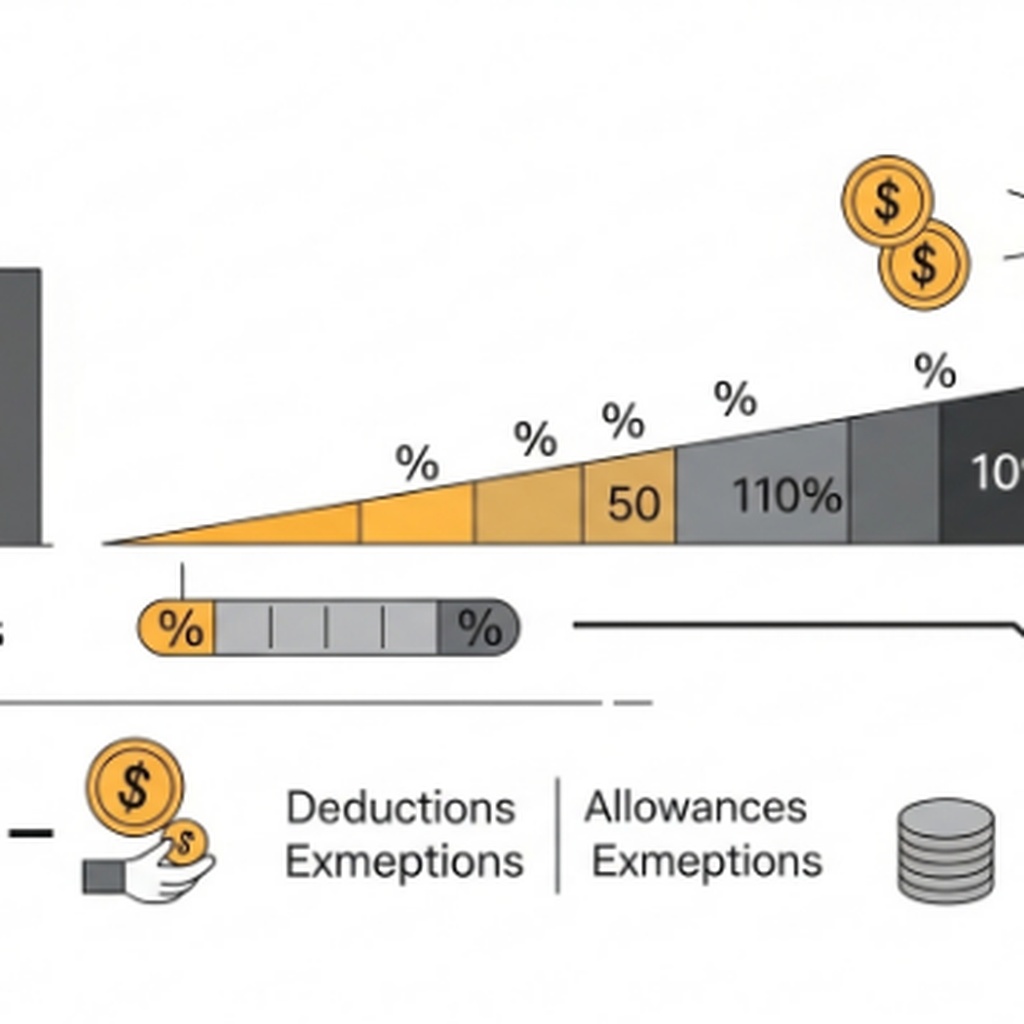 근로소득세율표 계산 방법과 누진공제 완벽 이해하기