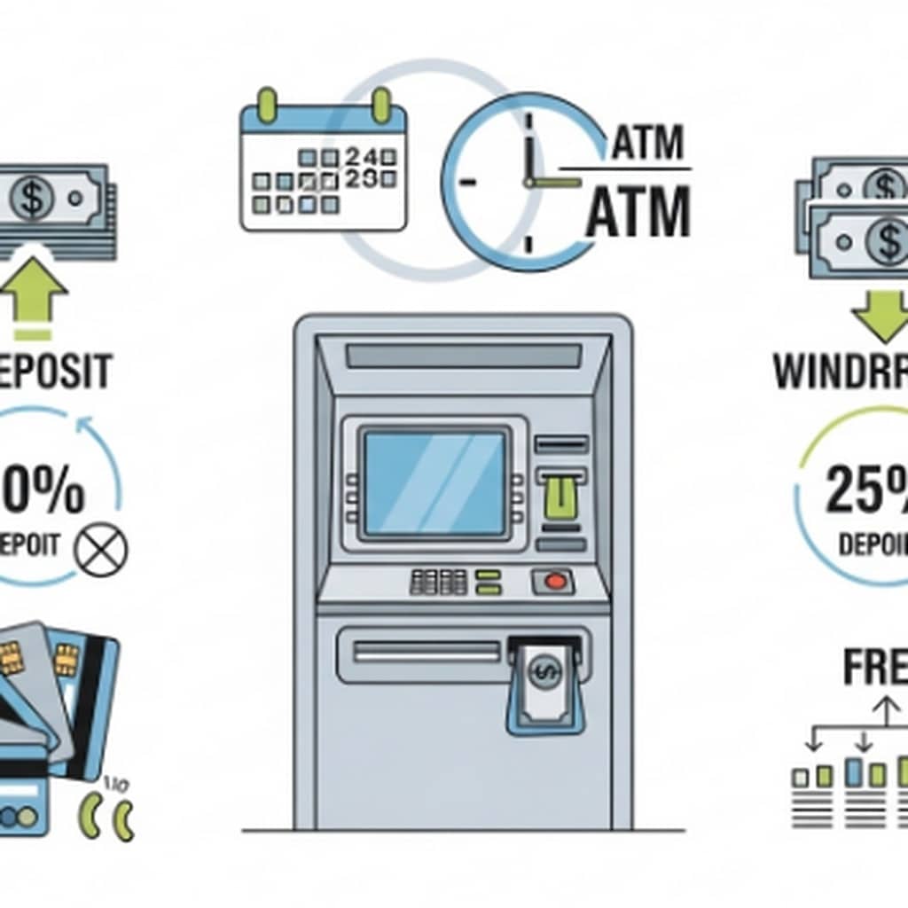 ATM 입금 한도와 수수료 및 영업시간 완벽 정리