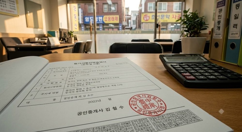근저당권 말소를 위한 등기 서류와 계산기