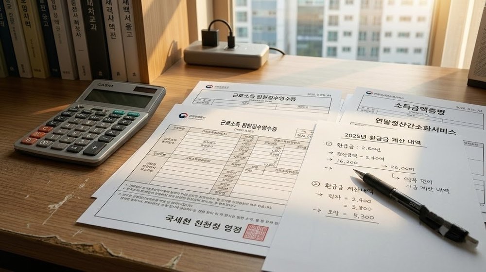 종합소득세 경정청구 환급금 계산 서류와 계산기